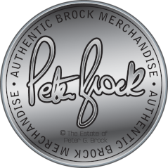 Peter Brock Authentic Merchandise Logo