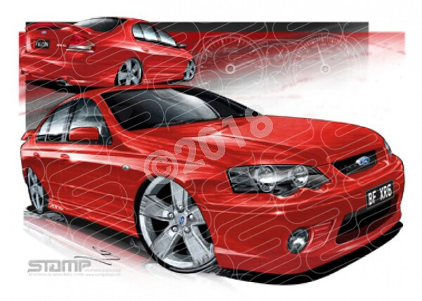 XR6 BF XR6 BF XR6 VIXEN A1 FRAMED PRINT (FT227N)