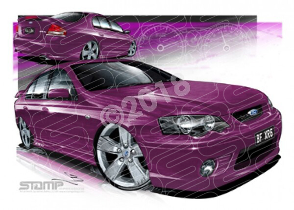 XR6 BF XR6 BF XR6 MENACE A1 FRAMED PRINT (FT228N)