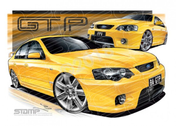 FPV BA GT BA GT-P RAPID A1 FRAMED PRINT (FV010XL)