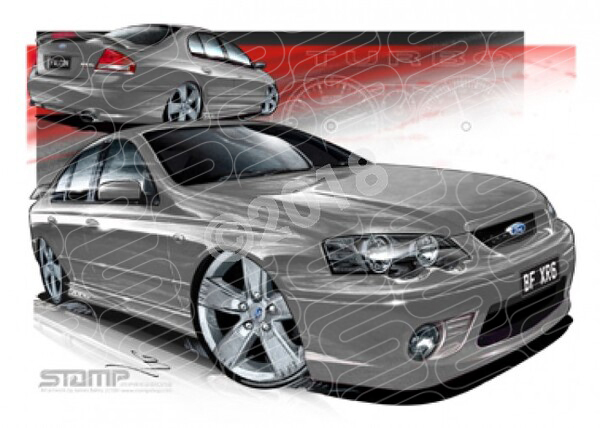 XR6 BF XR6 BF XR6 TURBO MECURY A2 FRAMED PRINT (FT237)