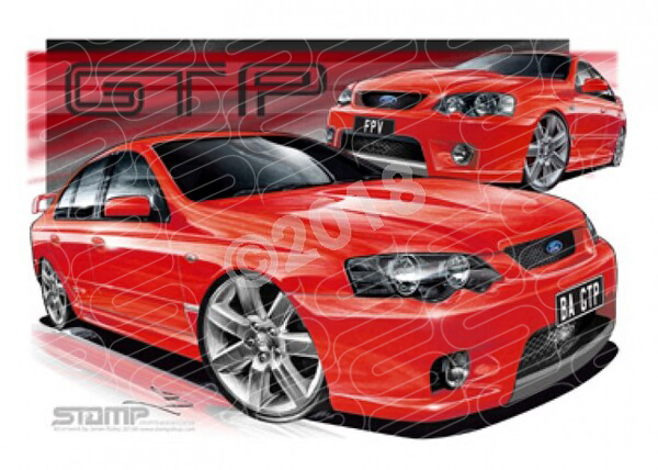 FPV BA GT BAGT-P VENOM A2 FRAMED PRINT (FV009X)