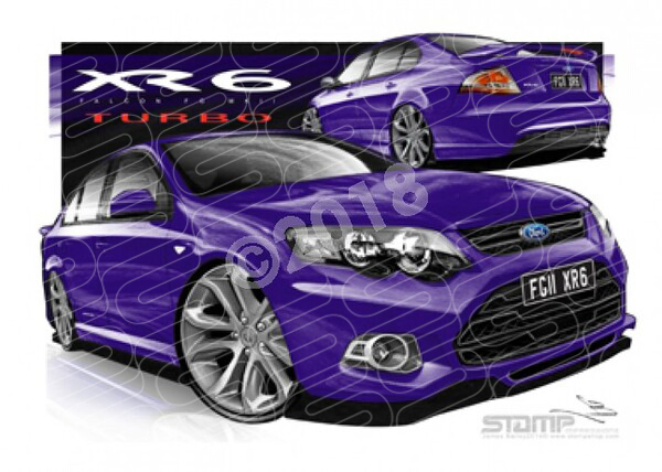 XR6 FG MK II XR6 FG II XR6 TURBO 19 VIPER A2 FRAMED PRINT (FT410W)