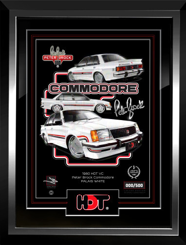 HDT VC PETER BROCK COMMODORE - OFFICIAL ARTWORK