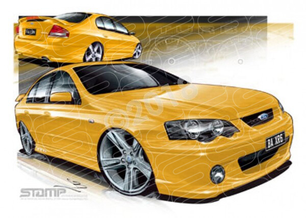 FORD BA XR6 RAPID A1 STRETCHED CANVAS (FT158EN)