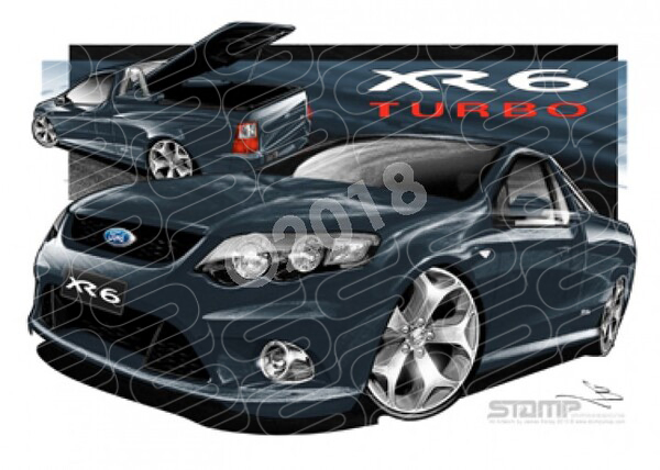 FORD FG XR6 FALCON UTE TURBO EDGE A1 STRETCHED CANVAS (FT325T)