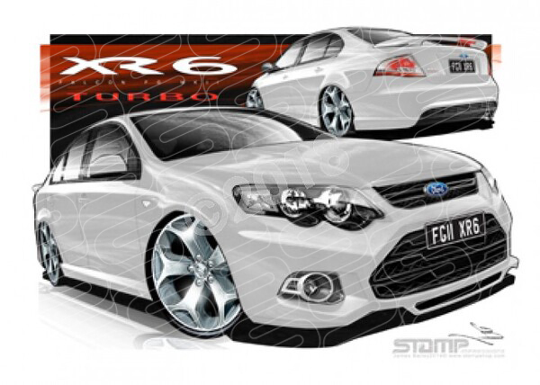 XR6 FG MK II XR6 FG II XR6 TURBO WINTER A1 STRETCHED CANVAS (FT400)