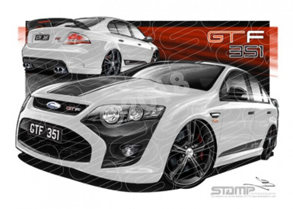 FPV FG GTF 351 GTF FG WINTER WHITE A1 STRETCHED CANVAS (FV345)