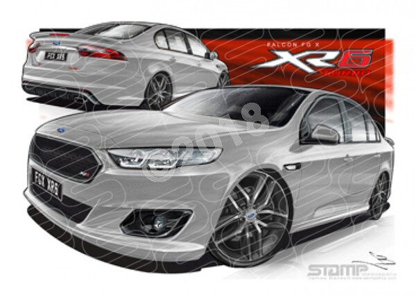 XR6 FG X XR6 XR6 TURBO LIGHTNING STRIKE A1 STRETCHED CANVAS (FT361)