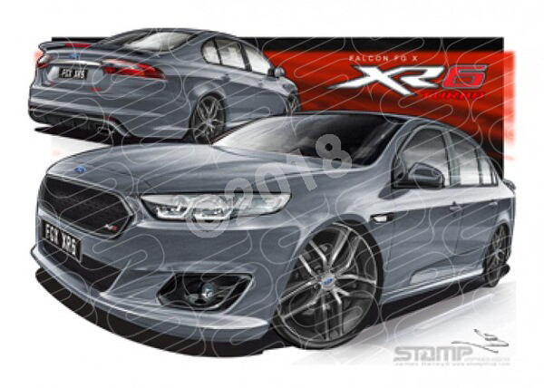 XR6 FG X XR6 XR6 TURBO SMOKE A1 STRETCHED CANVAS (FT366)