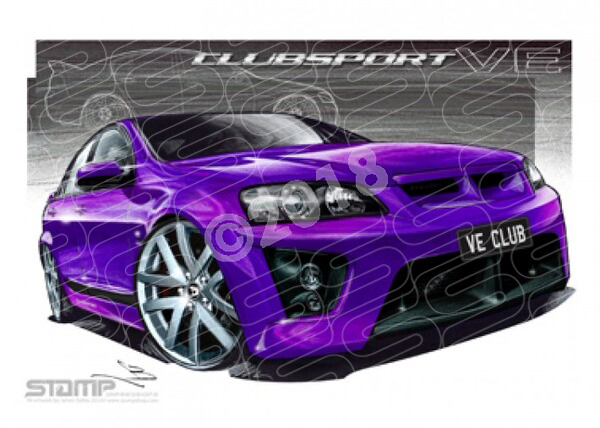 HSV VE CLUBSPORT MORPHIOUS A1 STRETCHED CANVAS (V126)