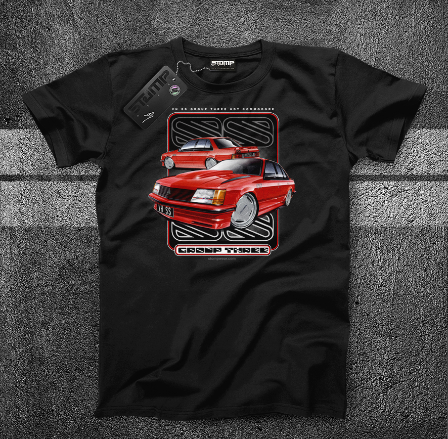 HOLDEN HDT VH SS GROUP 3 BROCK COMMODORE T-SHIRT/HOODIE STOMP WEAR CAR ...