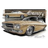 HOLDEN HQ LS MONARO DUCHESS GOLD A1 STRETCHED CANVAS (HC243)